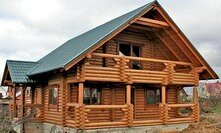 Строительство деревянных домов и коттеджей из оцилиндрованного бревна